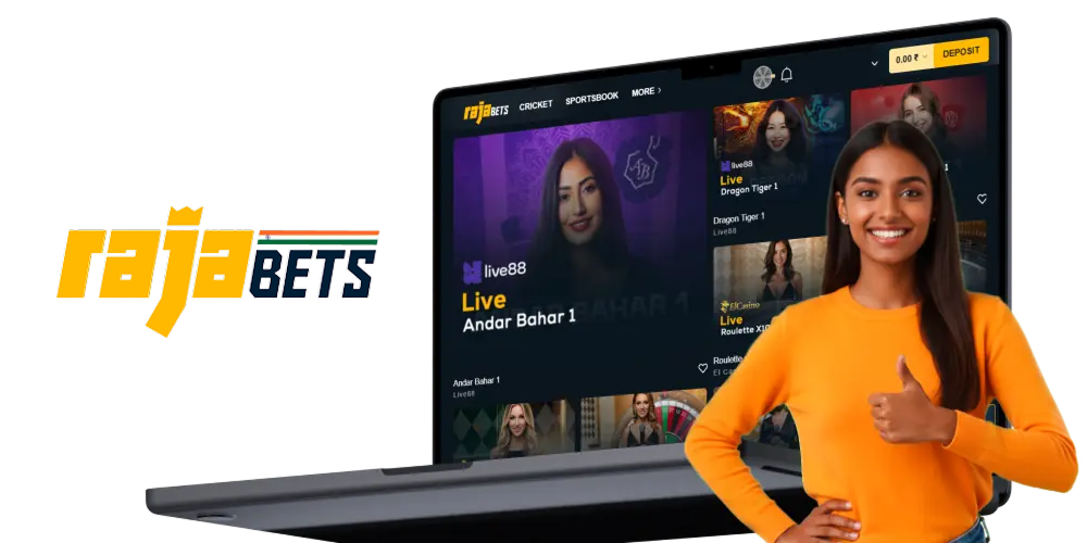 Live Dealer Casino Games on the Rajabets Website in India