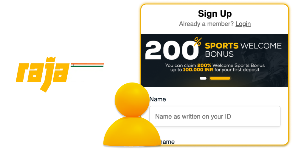 New Player Registration on the Rajabets Website in India